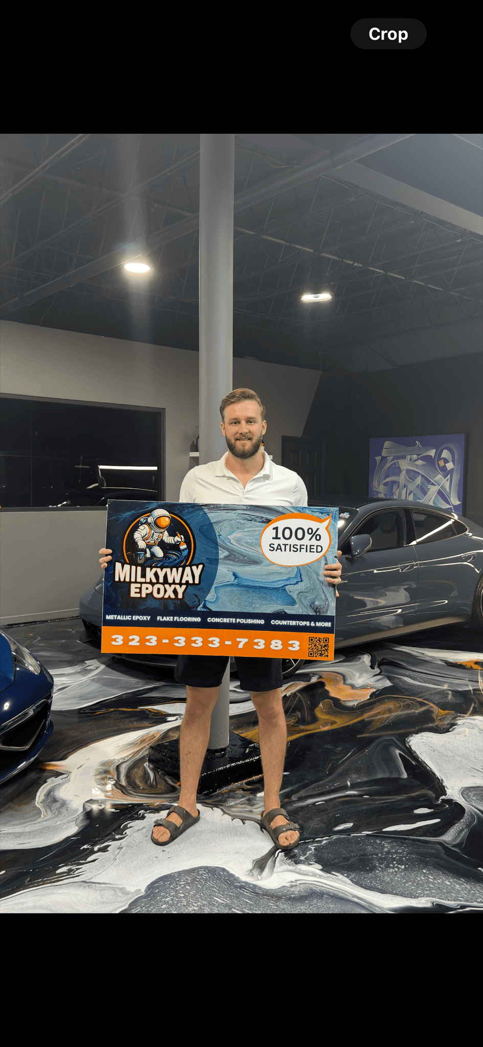 Featured epoxy flooring project