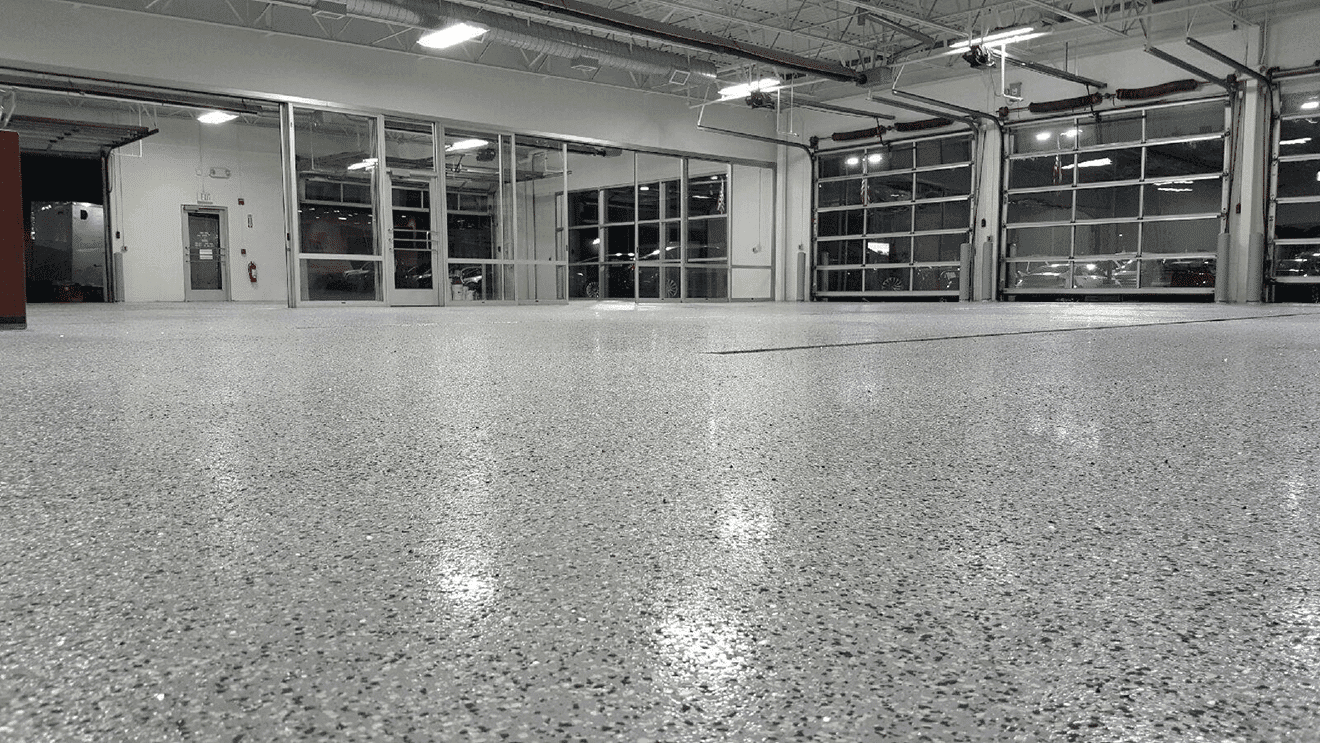 Featured epoxy flooring project