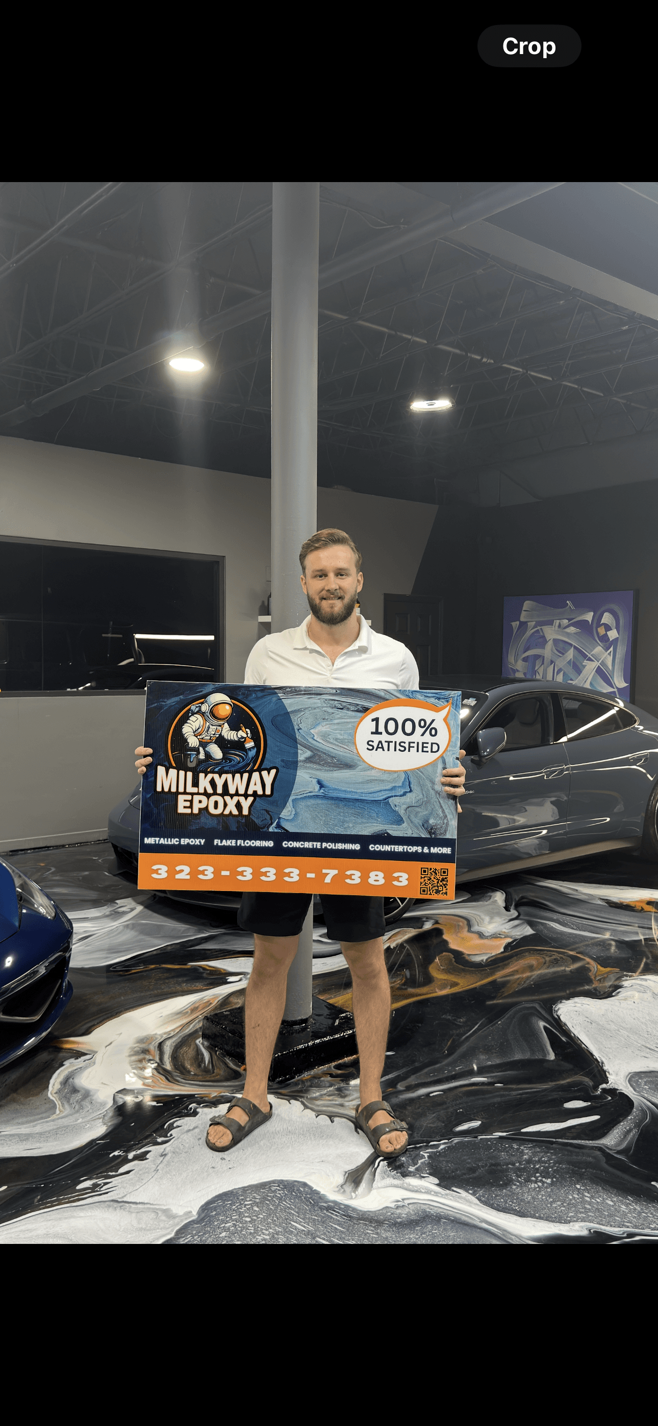 Featured epoxy flooring project